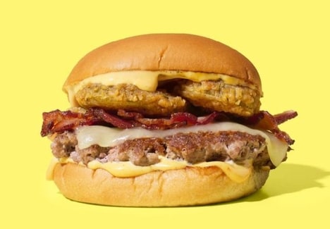 Meaty Fried Pickle Burgers