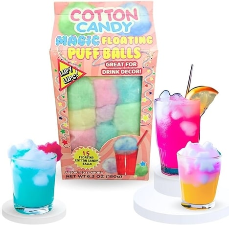 Cotton Candy Drink Toppers