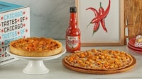Saucy Chicken Pizzas