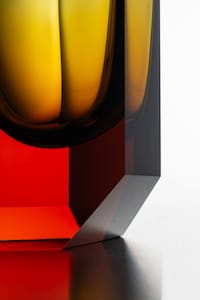 Hand-Blown Crystal Vases Image 1