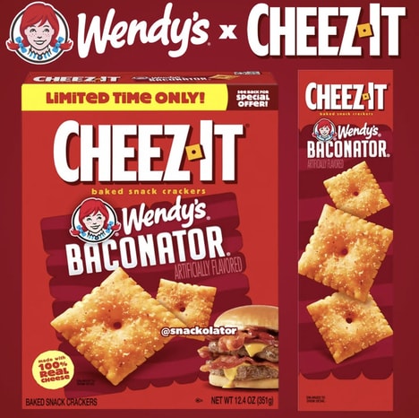 Collaborative Bacon Burger-Flavor Snacks