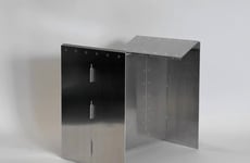 Monomaterial Aluminum Folded Chairs