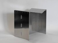Monomaterial Aluminum Folded Chairs Image 1