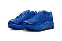 Stealthy Blue Layered Sneakers Image 3