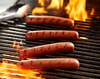 Spicy Beef Hot Dogs