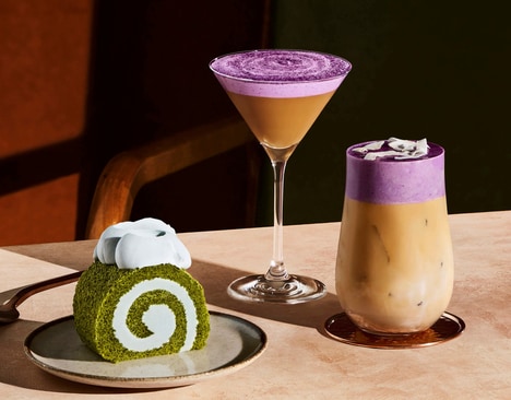 Ube Espresso Martinis