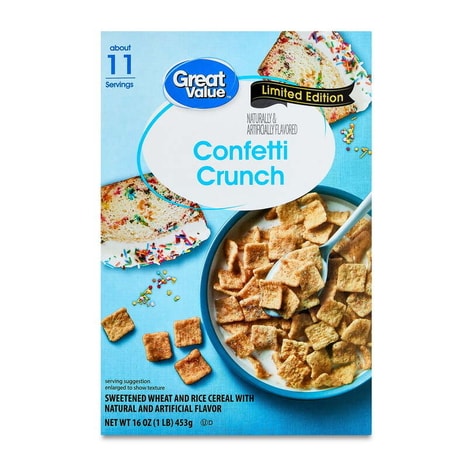 Crispy Cake-Flavored Cereals