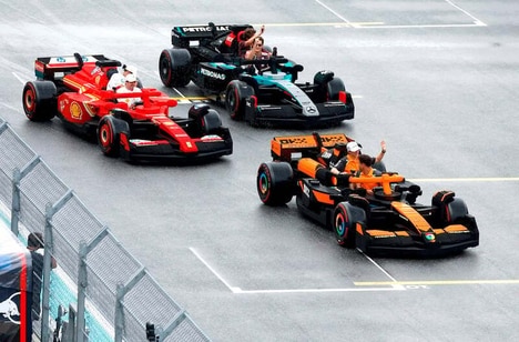 Life-Sized Block Puzzled Cars