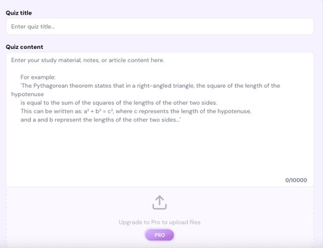 Interactive Study Generators