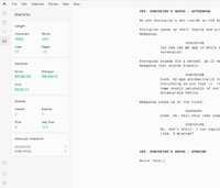 Minimalist Screenwriting Tools