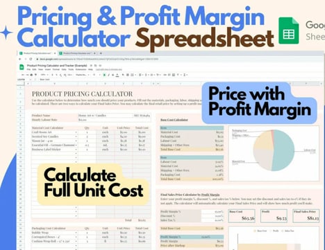 Handmade Price Calculators
