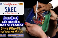 Celebrity-Signed Rolling Trays