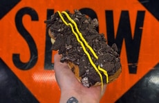 Humorous Pothole-Inspired Donuts