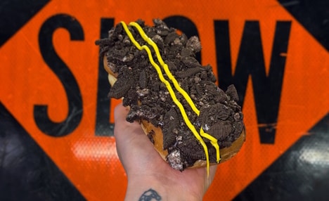 Humorous Pothole-Inspired Donuts
