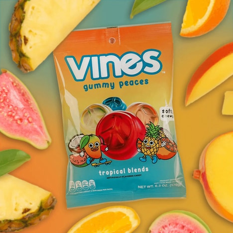 Peace-Shaped Gummies