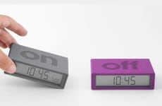 Minimal Sleek Rubberized Clocks