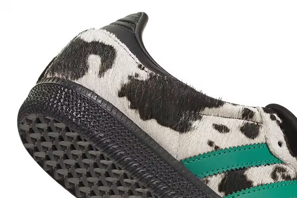 adidas gazelle silver green womens adidas x Wales Bonner Pony Leo Samba (Dark Brown / White) main image 0