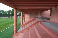 Red Concrete-Crafted Football Academies