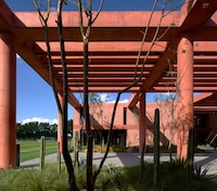 Red Concrete-Crafted Football Academies Image 3