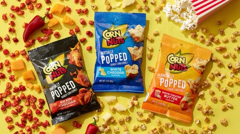 Partially Popped Corn Snacks