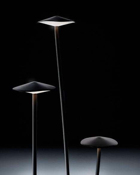 Mushroom-Inspired Outdoor Light