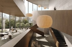 Translucent Bulbous Pendant Lamps