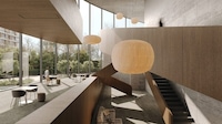 Translucent Bulbous Pendant Lamps Image 1