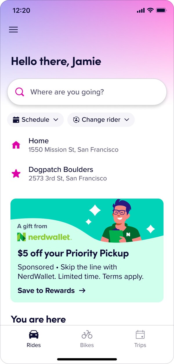 Discounted Rideshare Partnerships