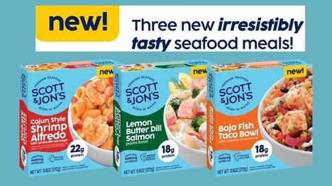 Protein-Rich Frozen Seafood Meals