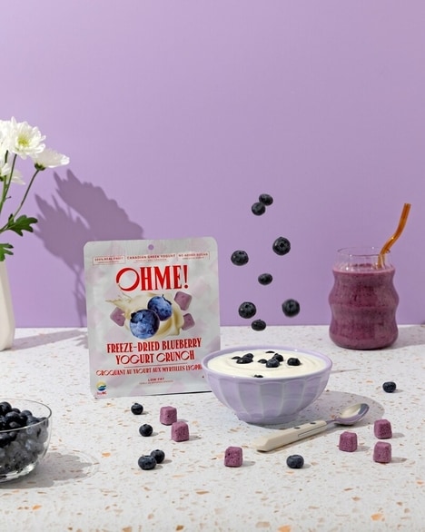 Blueberry-Forward Yogurt Snacks