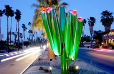 Cactus-Like Palm Springs Sculpture