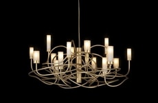Metal-Glass Intuitive Chandeliers