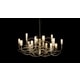 Metal-Glass Intuitive Chandeliers Image 1