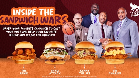 Athlete-Inspired Chicken Sandwiches