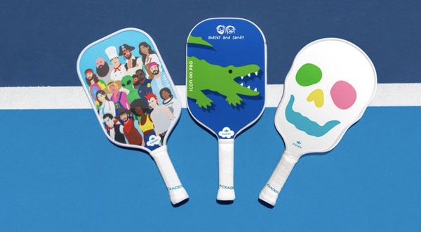 Artist-Designed Pickleball Paddles