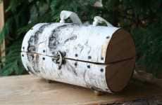 Sawed-Off Log Handbags