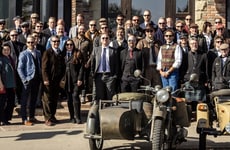 Dapper-Themed Group Motorcycle Rides