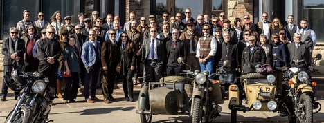 Dapper-Themed Group Motorcycle Rides