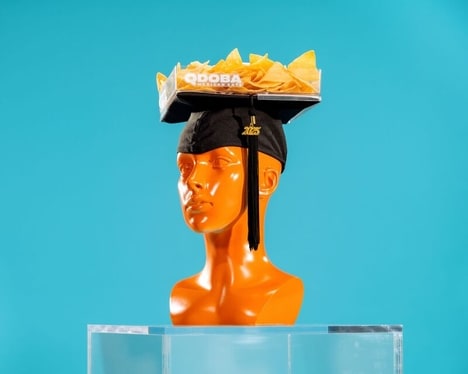 Snack-Forward Graduation Caps