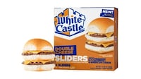 Stacked Frozen QSR Burgers Image 1