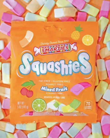 Mixed Fruit-Flavored Soft Candies