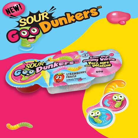 Gooey Sour Gummy Dips