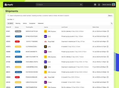 Shipment Tracking Toolkits