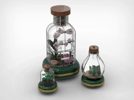 Cork Bottle Terrarium Puzzles