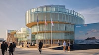 Sleek Spiralling Ramp Pavilions Image 5