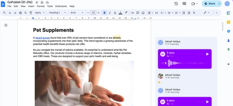 Voice Feedback Tools