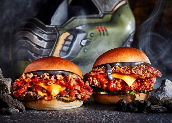 Shooter Game-Inspired Burgers