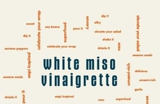 Nutritious Miso Vinaigrette Dressings