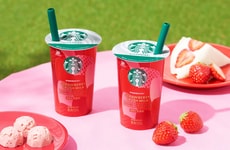 Ready-Made Milky Berry Beverages