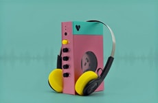 Nostalgic Colorful Casette Players